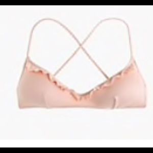 J. Crew Ruffle bikini top